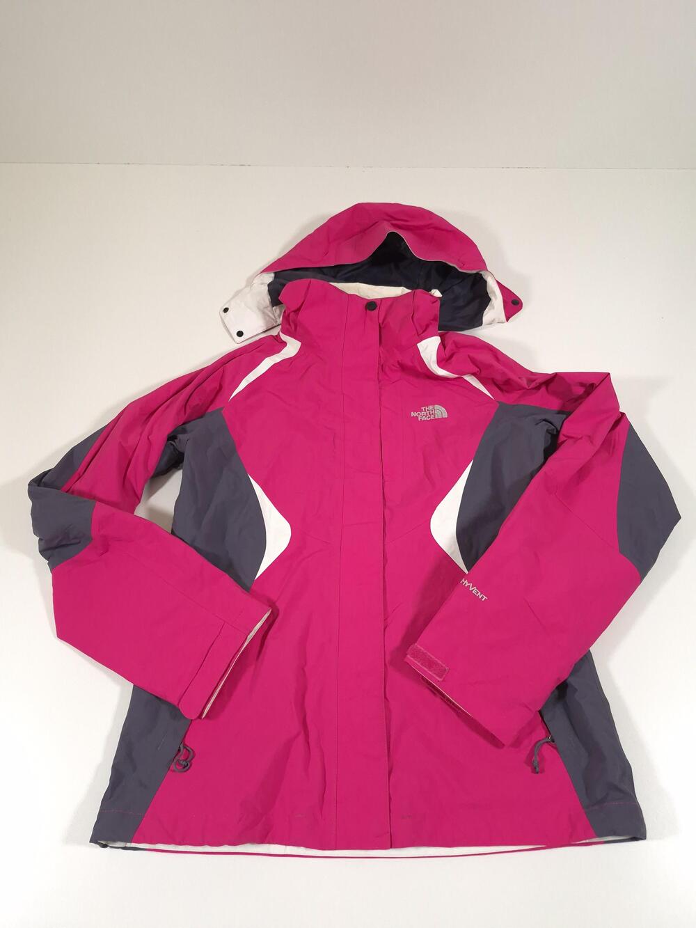 The North Face Jacket Womens Small Pink Hooded Ski Snow Rain Waterproof FLAW